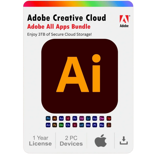 Adobe Illustrator 2025 – 1 Year Subscription for Mac (2 Devices)