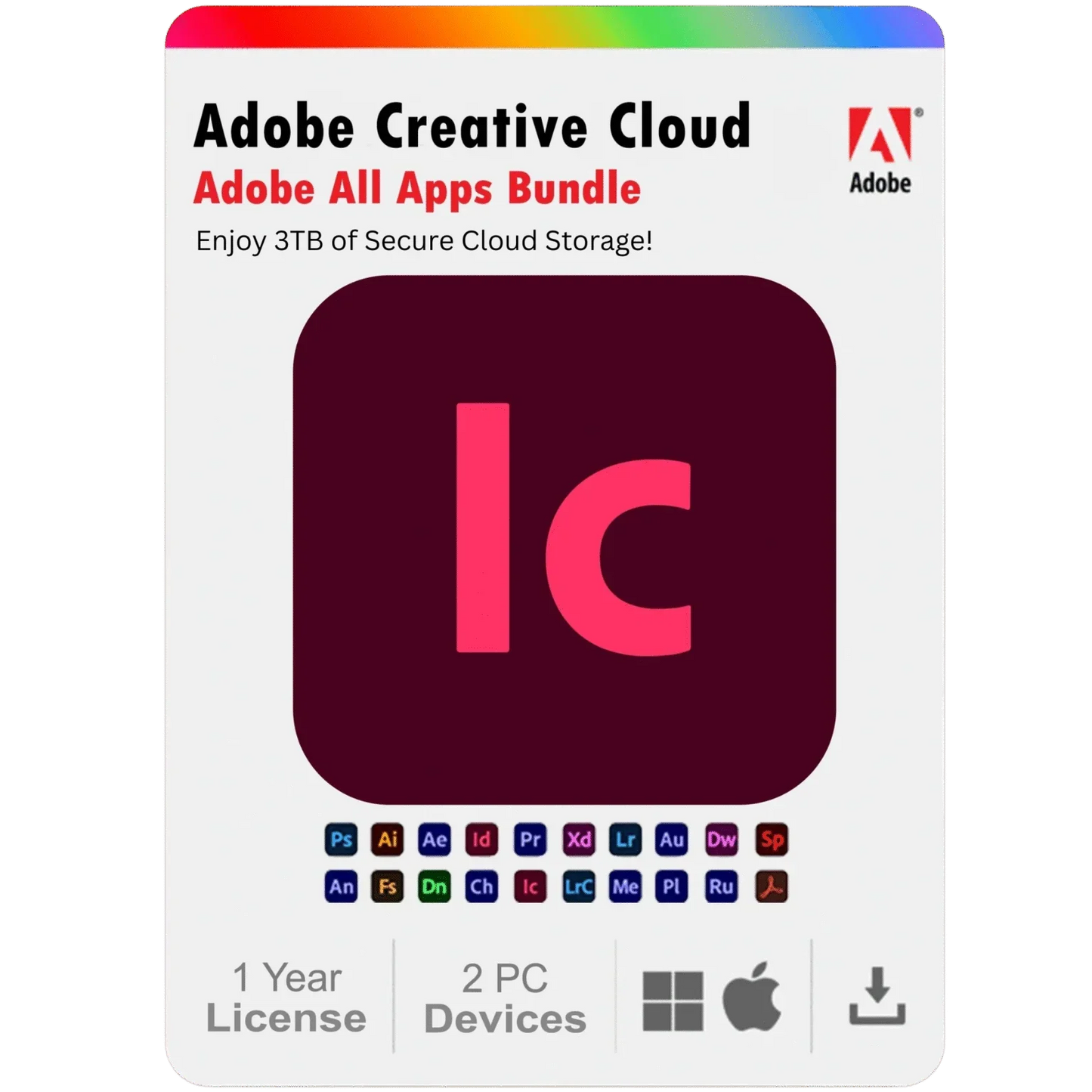 Adobe InCopy 2025 1 Year Subscription For Windows And Mac 2PC