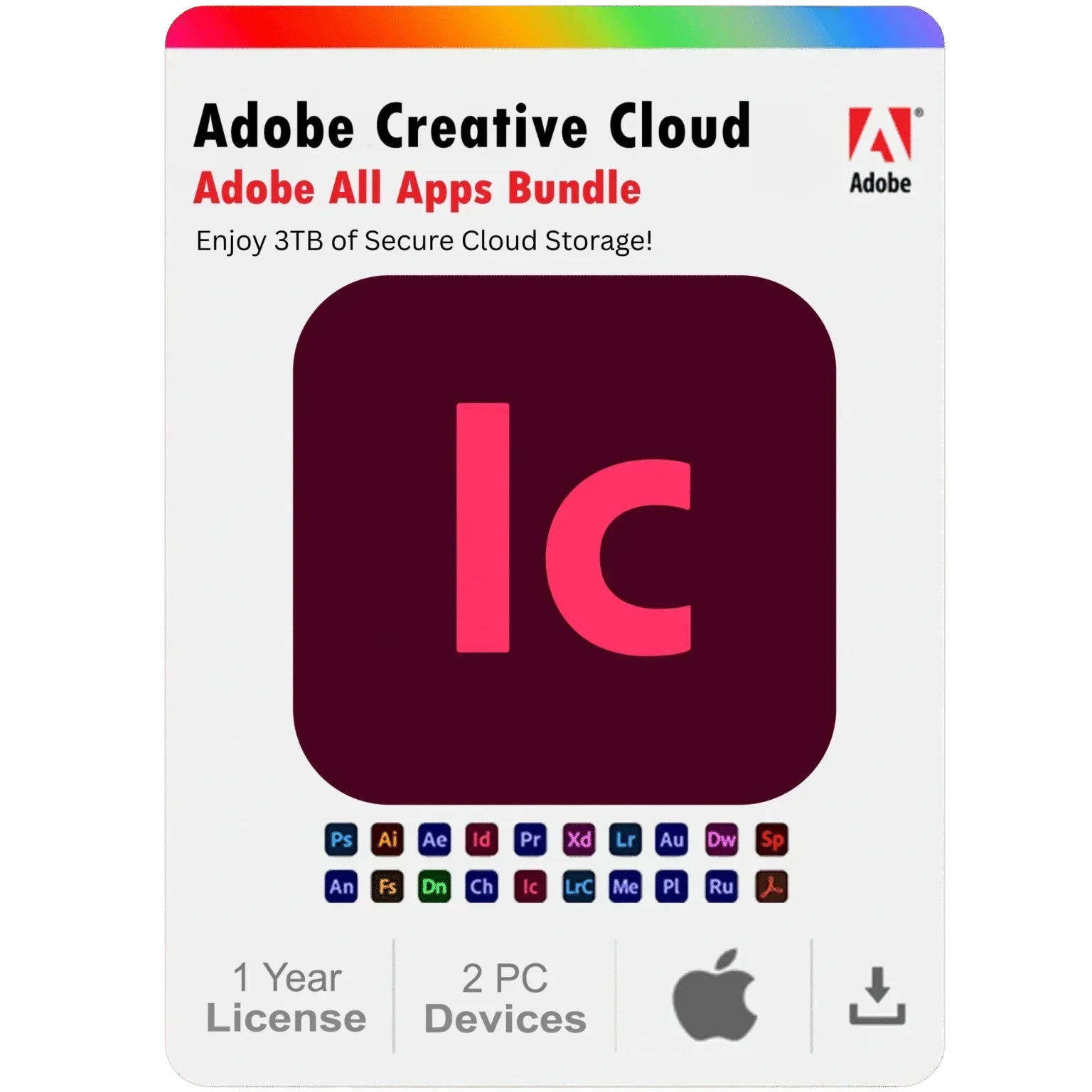 Adobe InCopy 2025 1-Year Subscription for Mac (2 Devices)