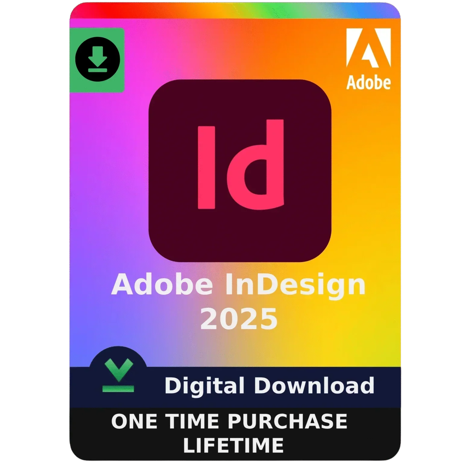 Adobe InDesign 2025 With Lifetime License For Windows 2 PC/Laptop