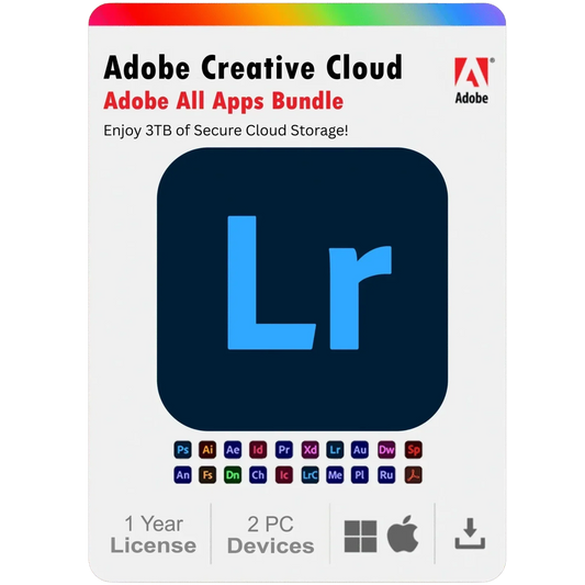 Adobe Lightroom 2025 1 Year Subscription For Windows And Mac 2PC