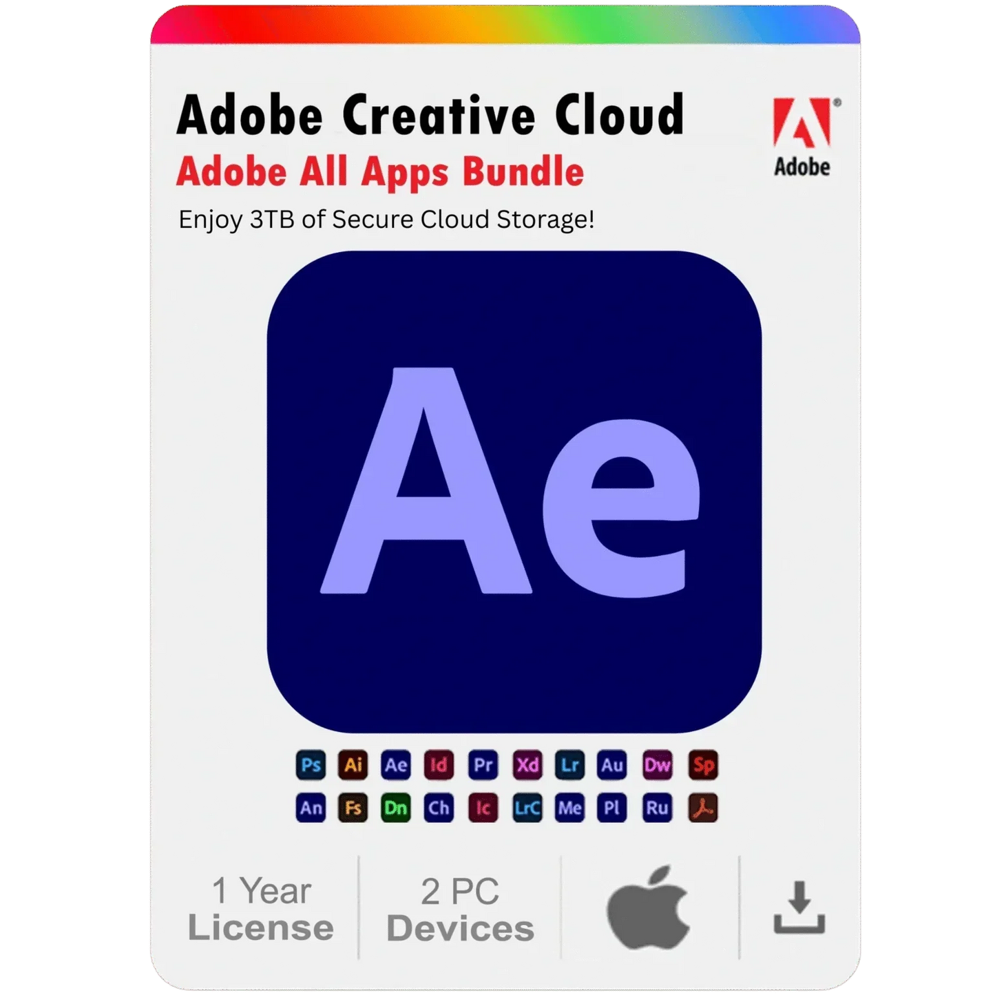 Adobe After Effects 2025 – 1 Year Subscription for Mac (2 Devices)
